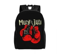 HFDGFJKKL Mochila Muay Thai Guantes de viaje Hombres Mujeres Libro de informática escolar Boxeo de Tailandia Boxeo Estudiante universitario regalo de mochila para estudiantes