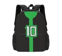 HFDGFJKKL Mochila Omniverse Atuendo Para Estudiante Escuela Laptop Viaje Dibujos Animados Omniverse Omnitrix Ben10 Tennyson Plumber Force Regalos de Halloween y Navidad