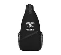 HFDGFJKKL Mochila Scream Woodsboro Film Club Chest Hombres Sling Crossbody Chest Travelling Hiking Daypack Bolso de hombro Regalos de Halloween y Navidad