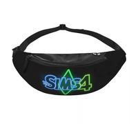 HFDGFJKKL Mochila Sims 4 Riñonera para hombres Bolsa cruzada ajustable de cintura para móvil de correr regalo para el festival