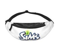 HFDGFJKKL Mochila Sims 4 Riñonera para hombres Bolsa cruzada ajustable de cintura para móvil de correr regalo para el festival