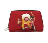 HFDGFJKKL Mochila Super Bock Bolsa de cosméticos para mujeres Organizador de maquillaje de viaje Bolsita Almacenamiento de artículos de aseo Estuche de Dopp Kit regalo para el festival