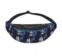 HFDGFJKKL Mochila Tokio Tom Kaulitz Banda de música Bolsa de riñonera para hombres Mujer Cintura cruzada ajustable Viaje para correr Bolsa para móvil para correr regalo