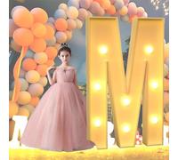 HFDJRWK Letrero Luminoso Grande con Letras, Marco de Globos Tipo Mosaico, Ideal for Bautizos, Fiestas de Pedida de Mano y Decoración. Incluye Lámina de Espuma Precortada for Armar Uno Mismo.(M,120cm)