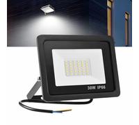 HFDJRWK Reflector Led for Exteriores Ip66, Luz de Trabajo con Cableado Impermeable, Patio, Jardín, Lámpara de Seguridad for Garaje(30w)