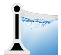 HFDONGL Barrera de Ducha 2 M Perfil Silicona Autoadhesivo Borde Plato Sello Plegable Anti Inundaciones para Cocina Inodoro Baño (Blanco)
