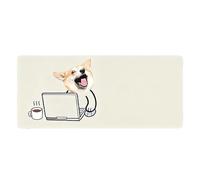 HFDTGD Gran Alfombrilla Ordenador Raton Teclado Gamer Antideslizante Lavable Accesorios Electronicos Trabajo Oficina Patron Animales Salvajes Opcion Personalizada 600x300mm