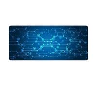 HFDTGD Gran Alfombrilla Raton Ordenador Impermeable Formas Geometricas o Tu Imagen Personalizada 800x400mm Superficie Lisa Base Goma Antideslizante para Trabajar Jugar Portatil