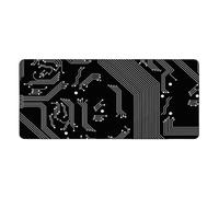 HFDTGD Gran Alfombrilla Raton Ordenador Impermeable Formas Geometricas o Tu Imagen Personalizada 800x400mm Superficie Lisa Base Goma Antideslizante para Trabajar Jugar Portatil