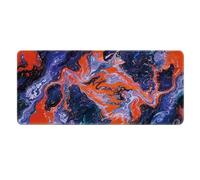 HFDTGD Gran Alfombrilla Raton Ordenador Impermeable Formas Geometricas o Tu Imagen Personalizada 800x400mm Superficie Lisa Base Goma Antideslizante para Trabajar Jugar Portatil