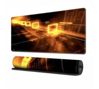 HFDTGD Gran Alfombrilla Raton Ordenador Impermeable Formas Geometricas o Tu Imagen Personalizada 800x400mm Superficie Lisa Base Goma Antideslizante para Trabajar Jugar Portatil