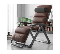 HFERTSCN Cero sillón de salón de Gravedad reclinadores con Almohadas y Masaje en el reposapiés Plegable sillón de Patio reclinable al Aire Libre. FANDIAO