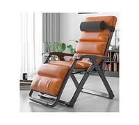HFERTSCN Cero sillón de salón de Gravedad reclinadores con Almohadas y reposabrazos de Masaje sillón de Patio reclinable Plegable al Aire Libre FANDIAO