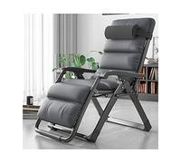 HFERTSCN Cero sillón de salón de Gravedad reclinadores con Almohadas y reposabrazos de Masaje sillón de Patio reclinable Plegable al Aire Libre FANDIAO