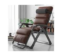 HFERTSCN Cero sillón de salón de Gravedad reclinadores con Almohadas y reposapiés de Masaje sillón de Patio reclinable Plegable al Aire Libre FANDIAO