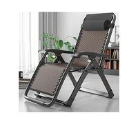 HFERTSCN Cero sillón de salón de Gravedad reclinadores con Almohadas y reposapiés de Masaje sillón de Patio reclinable Plegable al Aire Libre FANDIAO