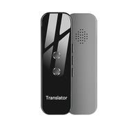 HFERTSCN Dispositivo traductor de Idiomas, traductor, 1 PCS Traductor de lenguaje Inteligente Temperado S Shell BT 4.2 70+ Idiomas Ultra Long Standby Chat & Citas y traducción de Texto, para el