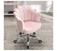 HFERTSCN FANDIAO - Silla de oficina ergonómica y ajustable, silla giratoria de 360° con ruedas para el hogar, dormitorio, recepción y tienda, asiento cómodo y ajustable en altura