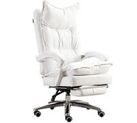 HFERTSCN La Silla de la Oficina ejecutiva ergonómica para la Silla de Juego reclinable de Tela Grande y Alta y cómoda con diseño de Piel y reposabrazos de vinculación admite hasta 330 Libras FANDIAO