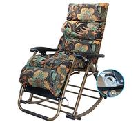 HFERTSCN Mecedora portátil al Aire Libre con Cojines al Aire Libre Plegable sillón reclinable sillón para Acampar Patio (2 1) FANDIAO