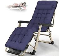 HFERTSCN Outskirts FANDIAO - Silla reclinable plegable de gravedad cero con reposacabezas, tela reclinable ajustable, sillas plegables de jardín