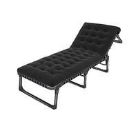 HFERTSCN Silla de Cubierta Silla reclinable Plegable Plegable y portátil Silla Solar lecho de salón de jardín al Aire Libre, con cojín extraíble 2 Colores necesarios FANDIAO