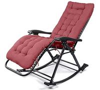 HFERTSCN Silla de Cubierta Silla reclinable Silla de Cubierta Acolchada Silla de Gravedad Cero Asiento Silla reclinable FANDIAO