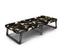 HFERTSCN Silla de Gravedad Cero, Cama Plegable, reclinable de la Oficina multifunción de la Siesta de la NAP Individual (Verde sin colchón) FANDIAO