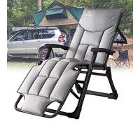 HFERTSCN Silla de Gravedad Cero, reclinate de césped Premium Plegable Chaise portátil, Silla de salón de Chaise para Patio Playa para Acampar Piscina Solar Bronceado FANDIAO