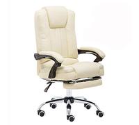HFERTSCN Silla de Oficina de Juegos ergonómicos - Altura Ajustable de Estilo de Carreras cómodo y reclinable soporta 200 kg Ideal para largas Horas - Silla de Escritorio Negro/Beige/Rosa FANDIAO