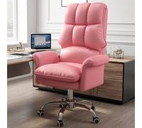 HFERTSCN Silla de Oficina en casa ergonómica con Soporte Lumbar Ajustable y Silla de Escritorio para Adultos Rosa de Espalda Alta y Silla de Escritorio Ejecutivo con tamaño de Armas: [tamaño] FANDIAO