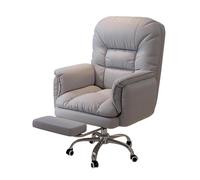 HFERTSCN Silla de Oficina ergonómica 360 ° Silla de computadora reclinable giratoria con Respaldo tapizado de Altura Ajustable para la Oficina en casa y los Juegos cómodos Silla de Escritorio FANDIAO