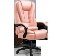 HFERTSCN Silla de Oficina gerencial de Cuero de Espalda Alta con rotación con cojín de látex y Silla de taburetes de Juego de café cómodos (Color: Respaldo de látex d) FANDIAO