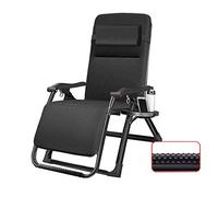 HFERTSCN Silla de ratán reclinable Plegable sillón de Gravedad Cero Solar lingotes reclinables para jardín Patio al Aire Libre con Techo FANDIAO