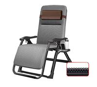 HFERTSCN Silla de ratán reclinable Plegable sillón de Gravedad Cero Solar lingotes reclinables para jardín Patio al Aire Libre con Techo FANDIAO