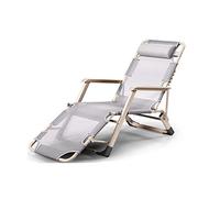 HFERTSCN Silla de salón, reclinadores solares sillón de Patio de Gravedad Cero Silla de jardín reclinable al Aire Libre. Moldista portátil portátil soporta 200 kg FANDIAO