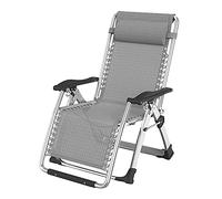 HFERTSCN Silla de salón, Silla de Gravedad Cero, sillón de Gravedad, sillón reclinable de Gran tamaño con cojín y Bandeja para Interiores y Exteriores reclinables de Patio ergonómicos (b) FANDIAO