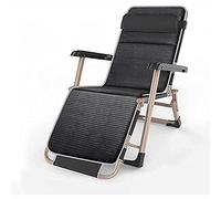 HFERTSCN Silla de salón, Silla reclinable de Gran tamaño Liviana Silla de Gravedad Cero Silla reclinable Plegable con Almohada de Almohada de Almohada (b) FANDIAO