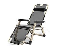 HFERTSCN Silla de salón, sillas de jardín Cero sillas Plegables de Gravedad reclinable Tumbona al Aire Libre FANDIAO