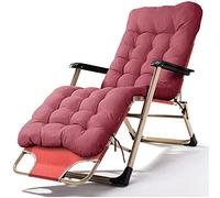 HFERTSCN Silla de salón, Tumbona, sillas Plegables de Gravedad Cero, sillas de Playa al Aire Libre, Tumbona reclinable de jardín (e) FANDIAO