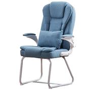 HFERTSCN Silla ejecutiva de la Oficina ejecutiva de Alto Trasero Ajustables Soporte Lumbar sin Ruedas FANDIAO