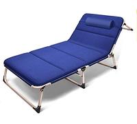 HFERTSCN Silla reclinable de la Cubierta Silla de Cubierta de Acero al Aire Libre Rompoinger Solón de Sol Ajustable FANDIAO