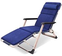 HFERTSCN Silla reclinable de la Cubierta Sunger s con Silla de Gravedad Cero de Gravedad Plegable de plegamiento Pollow Hecha de Marco de Acero para Piscina de Patio, Soportes o Playa FANDIAO