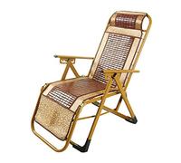 HFERTSCN Silla reclinable Plegable jardín Playa Silla de Cubierta de Verano Cero Gravedad portátil Sold de Sol Bloqueo Mahjong FANDIAO