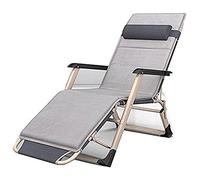 HFERTSCN Silla reclinable Silla Plegable Tumbona, sillón de jardín de Gravedad Cero, Silla de salón Informal de Piscina para Acampar, Silla de Soldadura de jardín reclinable FANDIAO