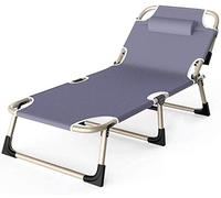 HFERTSCN Sillas Plegables sillón reclinable Ajustable reclinadores, Silla de jardín, sillas de Playa, Hamaca, reclinable portátil, balcón, Tomas de Sol, sillas de Siesta FANDIAO