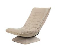 HFERTSCN Sillón de salón Plegable de tumbonas, Silla reclinable Acolchada de 360 Grados, Silla de Lectura de Silla de sofá de Ocio para la Oficina en casa (Color: Caqui) FANDIAO