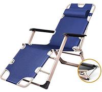HFERTSCN Sun Soungers Lounge Suelas Sun Sounger/Sun Toungers reclinadores Cero Gravity Patio Silla de Cubierta Reclinable Jardín al Aire Libre Plegado portátil Gray Gray FANDIAO