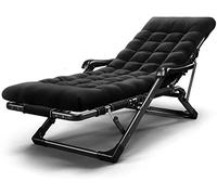 HFERTSCN Tumbonas de jardín Silla Plegable tumbonas Plegables con algodón Silla Ajustable, Almuerzo de Oficina para Adultos Multifuncional, Silla de jardín al Aire Libre portátil FANDIAO