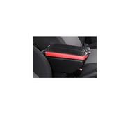 HFEWCVK Ajuste for Au//di A1 Caja de reposabrazos de Doble Apertura Original de fábrica dedicada Caja de reposabrazos Central Piezas de modificación Accesorios de Coche Interior(H Style Red Edge)